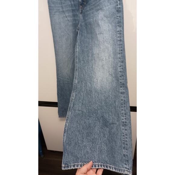 J.Crew button Fly Vintage wide leg premium jeans boho Preppy Sz 27 Eco Friendly - Picture 4 of 11